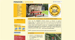 Desktop Screenshot of penzionudvojice.cz