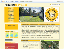 Tablet Screenshot of penzionudvojice.cz